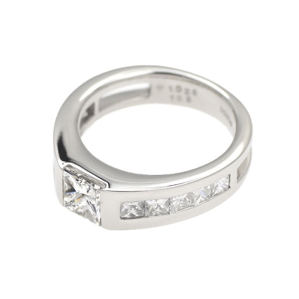 Pt900 プリンセスカット ダイヤモンド リング 1.028ct D1.02ct