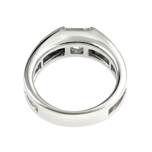 Pt900 プリンセスカット ダイヤモンド リング 1.028ct D1.02ct
