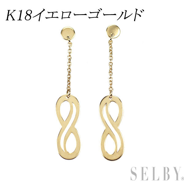 K18YG デザイン ピアス
