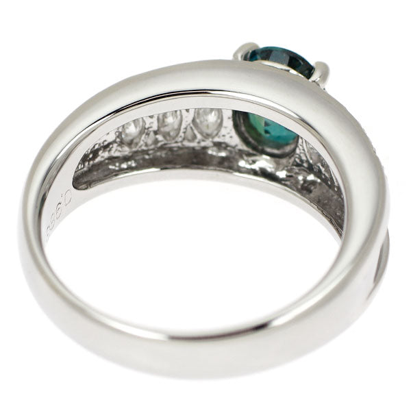 希少 Pt900 ブラジル産 アレキサンドライト ダイヤモンド リング 0.983ct D0.60ct