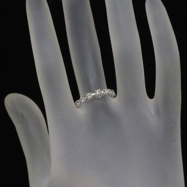 K18WG ダイヤモンド チェーンリング 0.40ct