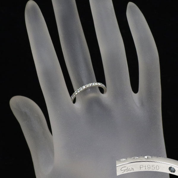 スタージュエリー Pt950 ダイヤモンド リング 0.30ct ハーフエタニティ