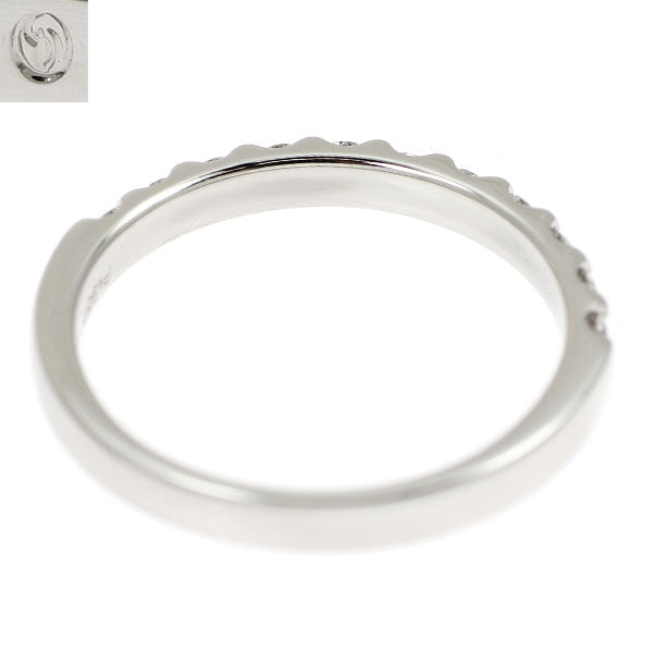 ダイヤモンドシライシ Pt950 H&Cダイヤモンド リング 0.385ct ハーフエタニティ