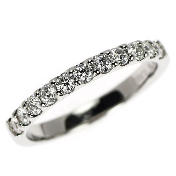 ダイヤモンドシライシ Pt950 H&Cダイヤモンド リング 0.385ct ハーフエタニティ