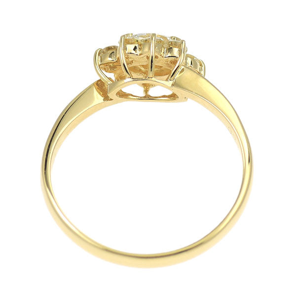 K18YG ダイヤモンド リング 0.38ct