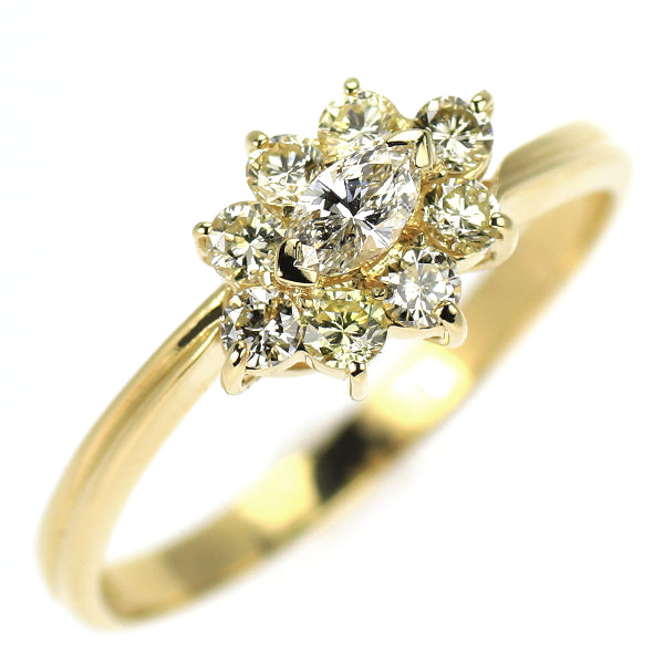 K18YG ダイヤモンド リング 0.38ct
