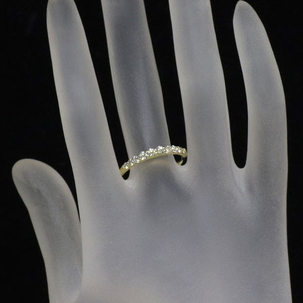 K18YG ダイヤモンド リング 0.50ct ハーフエタニティ