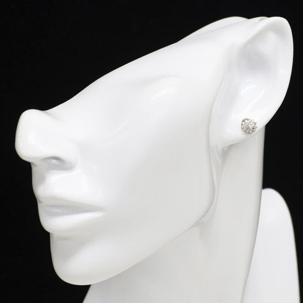 Pt900 ダイヤモンド ピアス 0.50ct フラワー