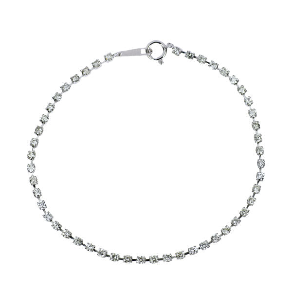 K18WG ダイヤモンド ブレスレット 1.95ct