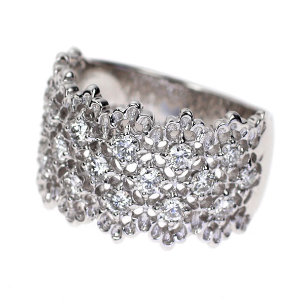 K18WG ダイヤモンド リング 1.00ct