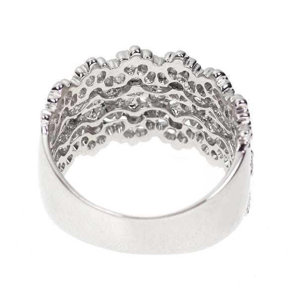 K18WG ダイヤモンド リング 1.00ct