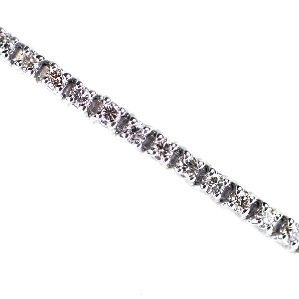 K18WG ダイヤモンド バングル 0.83ct
