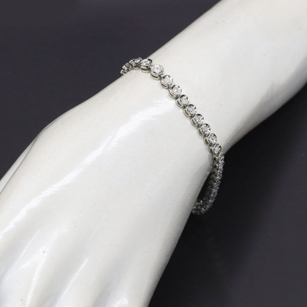 Pt850 ダイヤモンド ブレスレット 3.00ct テニス
