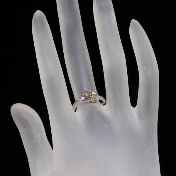 K18WG ダイヤモンド リング 1.02ct D0.06ct — セルビーオンラインストア