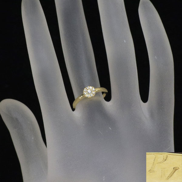 ポンテヴェキオ K18YG ダイヤモンド リング 0.14ct