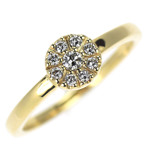 ポンテヴェキオ K18YG ダイヤモンド リング 0.14ct