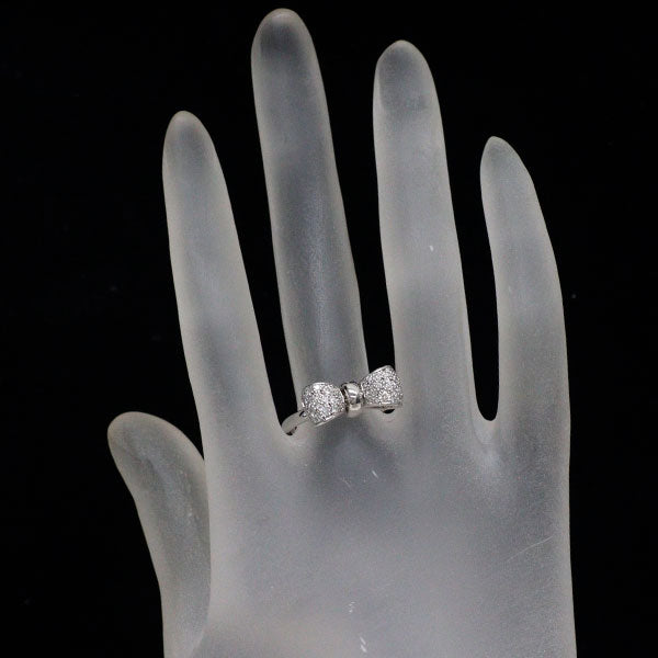 DuNoA デュノア/セイコー K18WG ダイヤモンド リング 0.30ct リボン