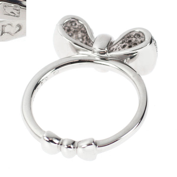 DuNoA デュノア/セイコー K18WG ダイヤモンド リング 0.30ct リボン