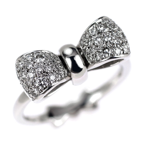DuNoA デュノア/セイコー K18WG ダイヤモンド リング 0.30ct リボン