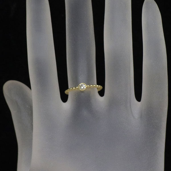 K18YG ダイヤモンド リング 0.10ct