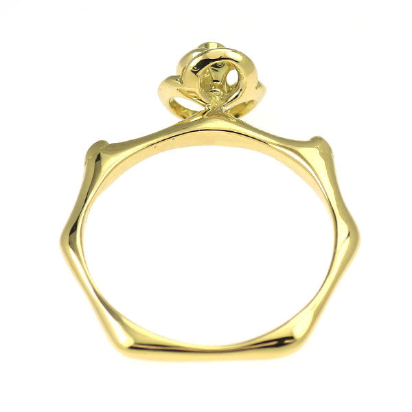 K18YG ダイヤモンド リング フラワー — セルビーオンラインストア