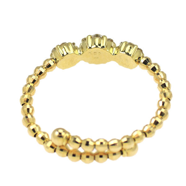 K18YG ダイヤモンド リング 0.20ct 伸縮式