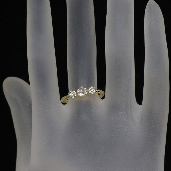K18YG ダイヤモンド リング 0.20ct 伸縮式