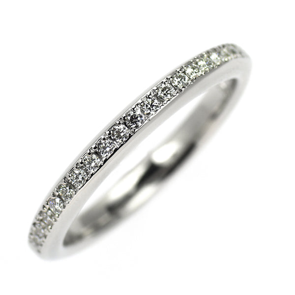 ラザールキャプラン Pt950 ダイヤモンド リング 0.11ct ハーフエタニティ