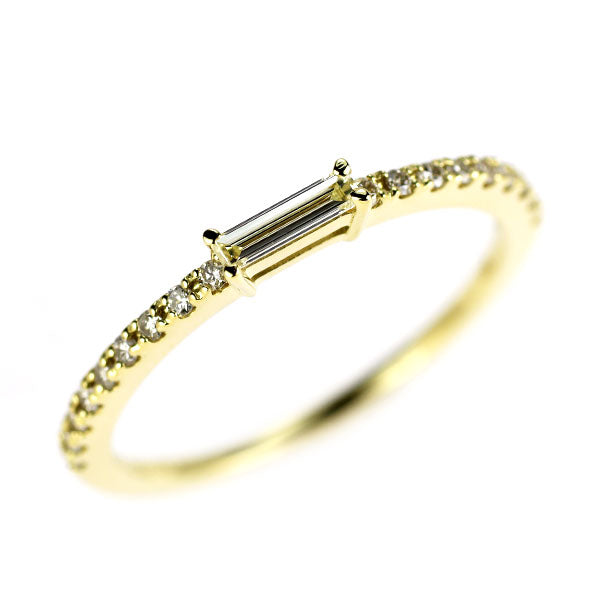 K18YG ダイヤモンド リング 0.10ct D0.12ct
