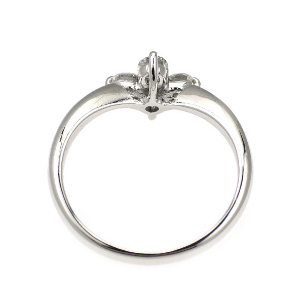 K18WG ダイヤモンド リング 0.50ct フラワー