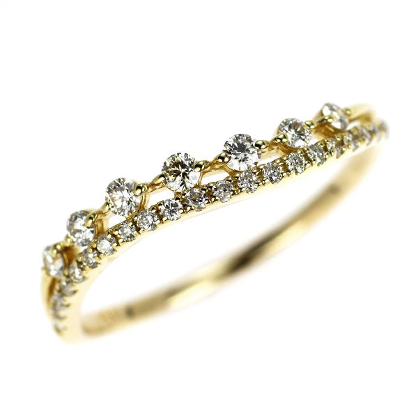 K18YG ダイヤモンド リング 0.26ct