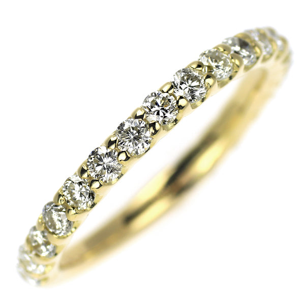 K18YG ダイヤモンド リング 1.00ct セミエタニティ