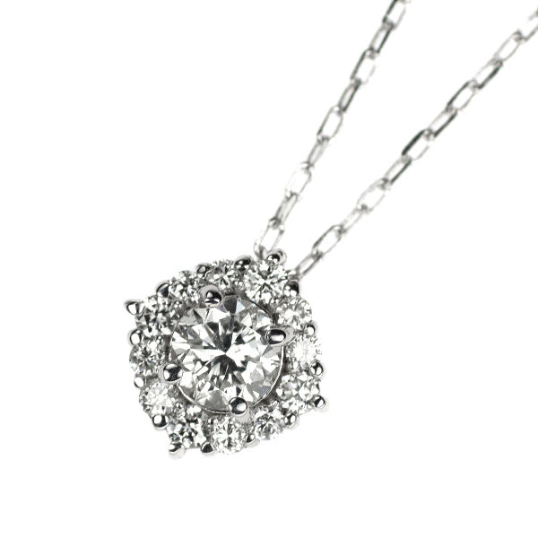 K18WG ダイヤモンド ペンダントネックレス 0.30ct