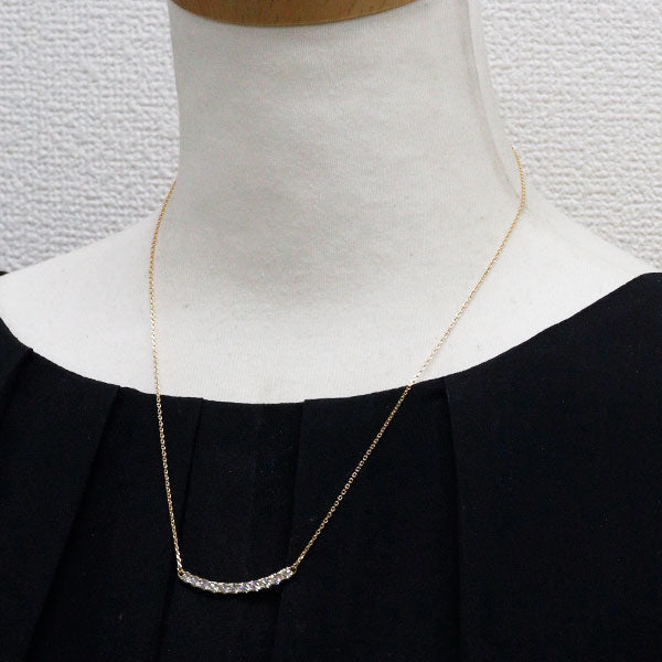 K18YG ダイヤモンド ペンダントネックレス 1.002ct E VVS2/VS1/VS2/SI1 EX/VG