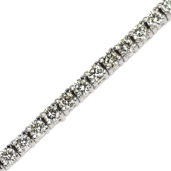 K18WG ダイヤモンド テニス ブレスレット 2.00ct