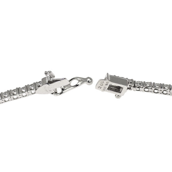 K18WG ダイヤモンド テニス ブレスレット 2.00ct