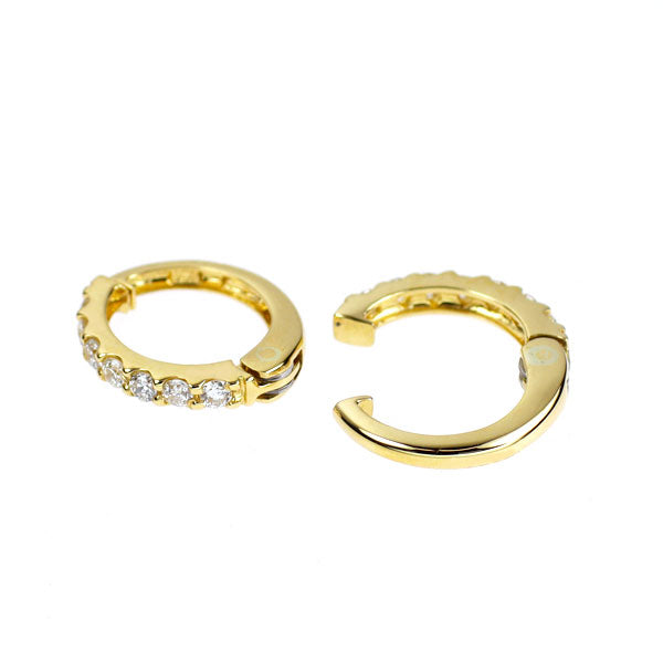 K18YG ダイヤモンド イヤリング 0.20ct