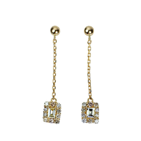 K18YG ダイヤモンド ピアス 0.26ct