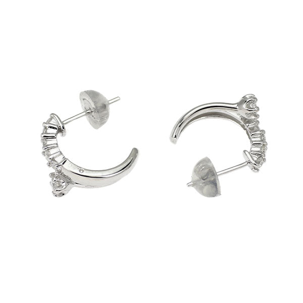 K14WG ダイヤモンド ピアス 0.40ct