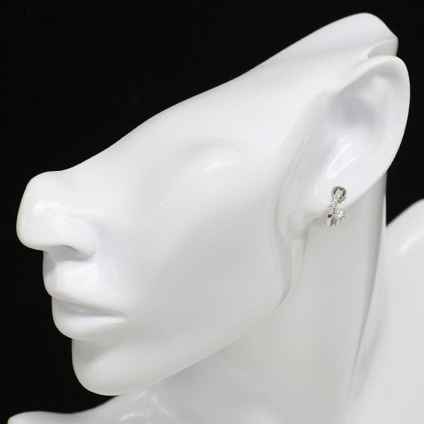 K14WG ダイヤモンド ピアス 0.40ct