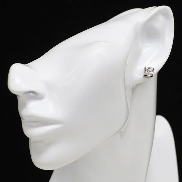 K18WG ダイヤモンド ピアス 0.50ct