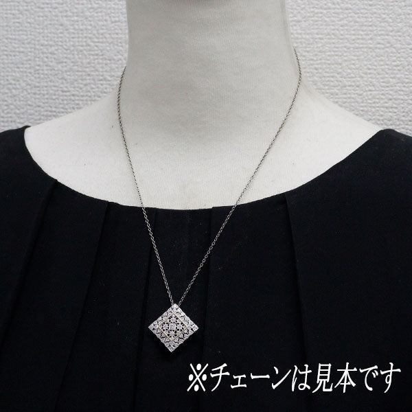 Pt900/ K18YG ダイヤモンド ペンダントトップ 兼ブローチ0.493ct  フィレンツェスタイル