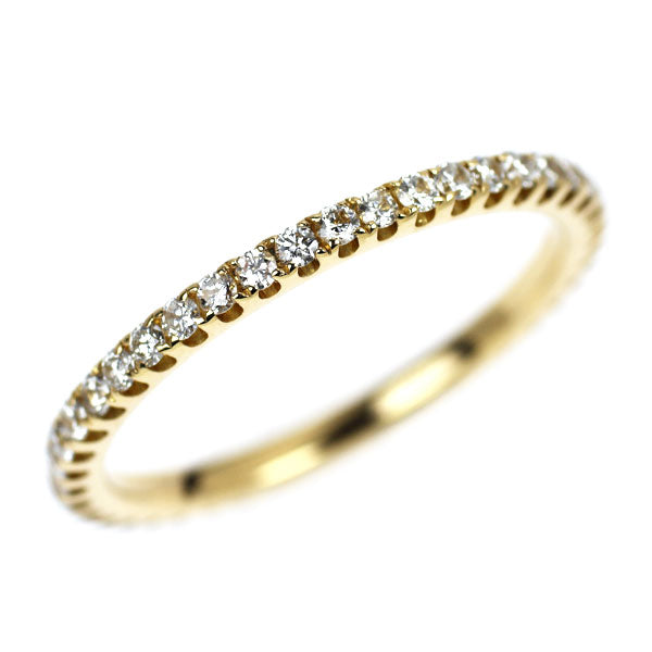 ベルシオラ K18YG ダイヤモンド リング 0.42ct フルエタニティ