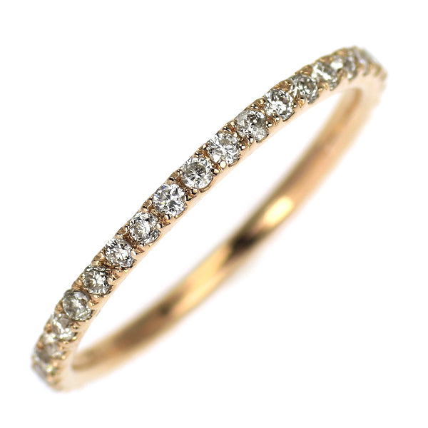 K18PG ダイヤモンド リング 0.31ct フルエタニティ — セルビー