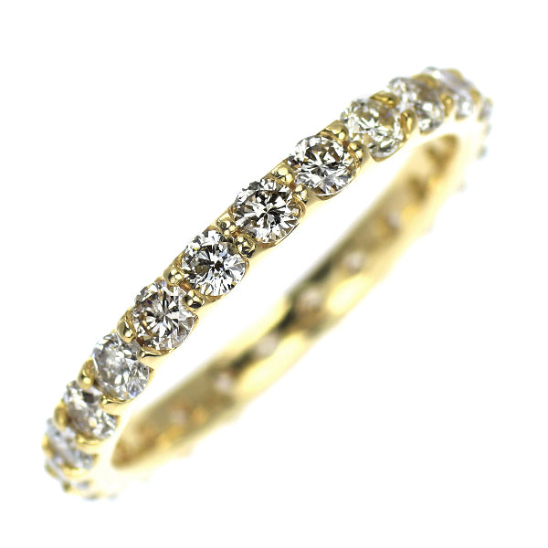 K18YG ダイヤモンド リング 1.00ct フルエタニティ