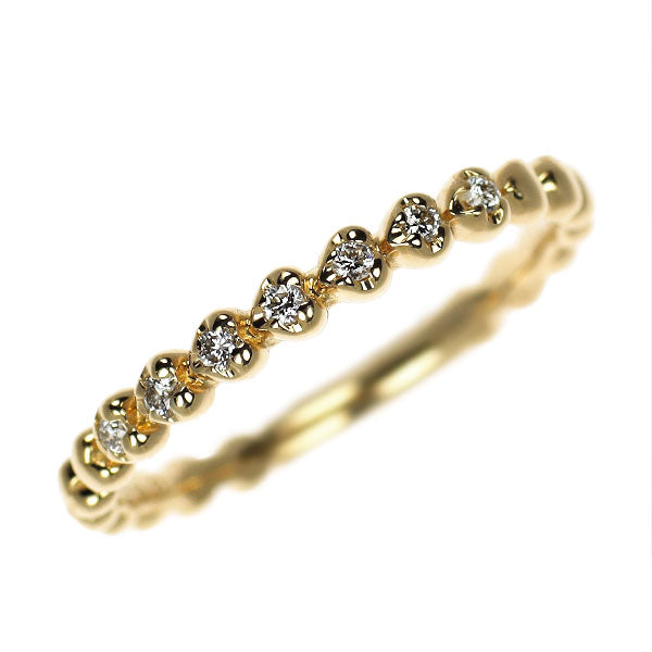 スタージュエリー K18YG ダイヤモンド リング 0.05ct
