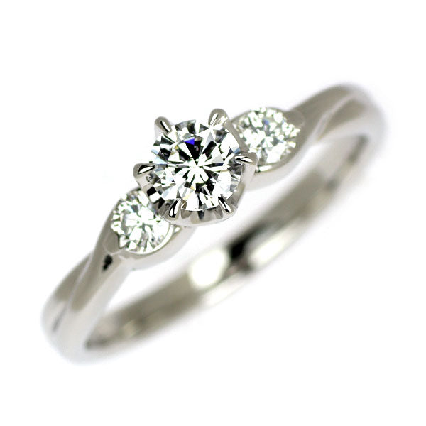 モニッケンダム Pt900 ダイヤモンド リング 0.245ct D0.14ct