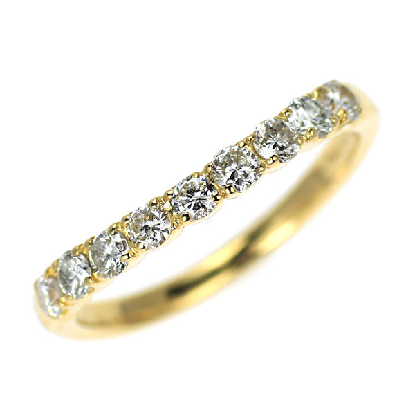 ヴァンドーム青山 K18YG ダイヤモンド リング 0.30ct ピンキー