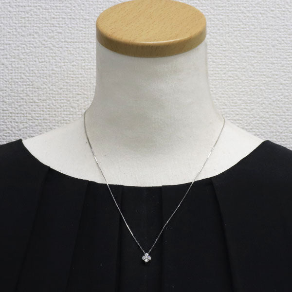 モニッケンダム Pt900/ Pt850 ダイヤモンド ペンダントネックレス 0.34ct