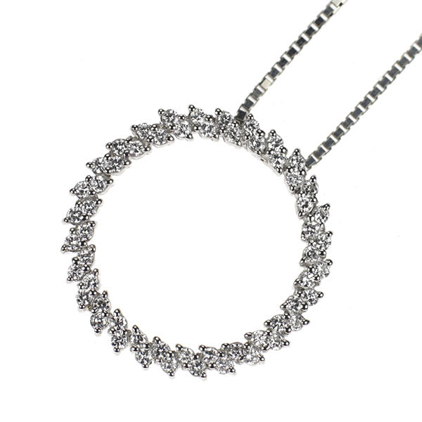 Pt900/ Pt850 ダイヤモンド ペンダントネックレス 0.50ct